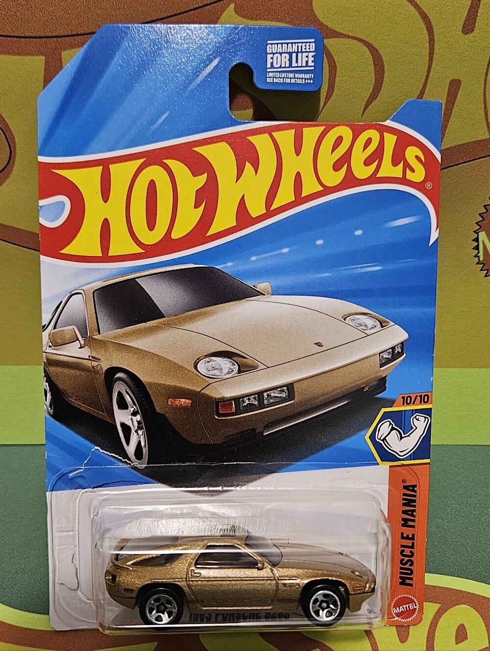 HotWheels Gold Porsche 928 Mini Car